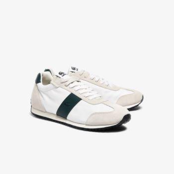 Lacoste Court Pace Textile Sneakers Pánské - Tenisky Béžový / Zelene | CZ-lF5B9j